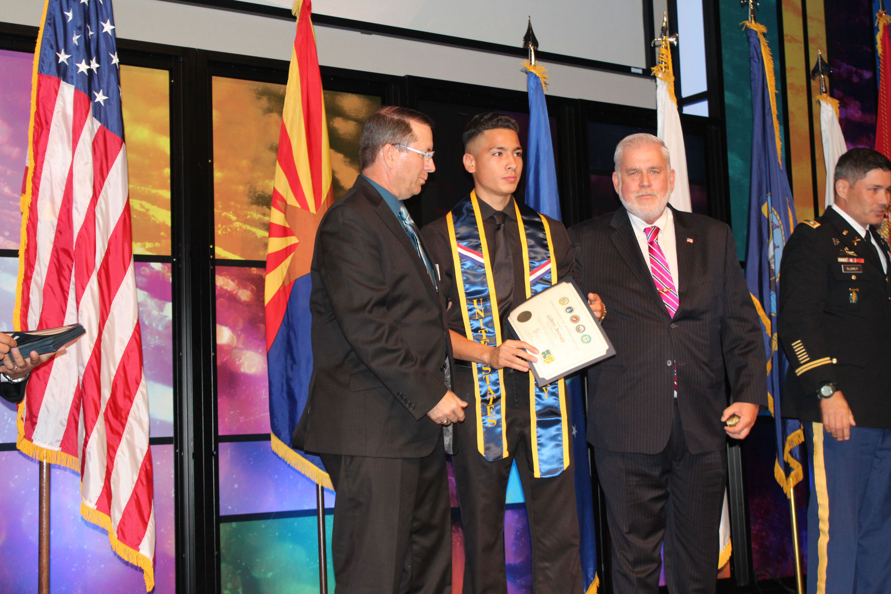 U.S. Army recruit Gilbert Arevalo